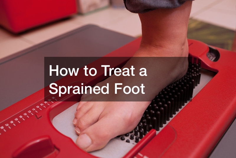 How to Treat a Sprained Foot