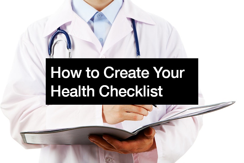 How to Create Your Health Checklist