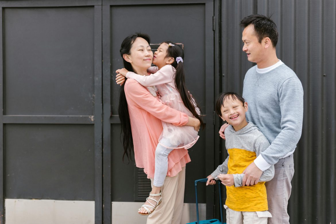 family of four, including two children who have special needs